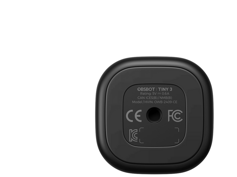Obsbot TINY 3 - AI-Powered 4K PTZ Webcam