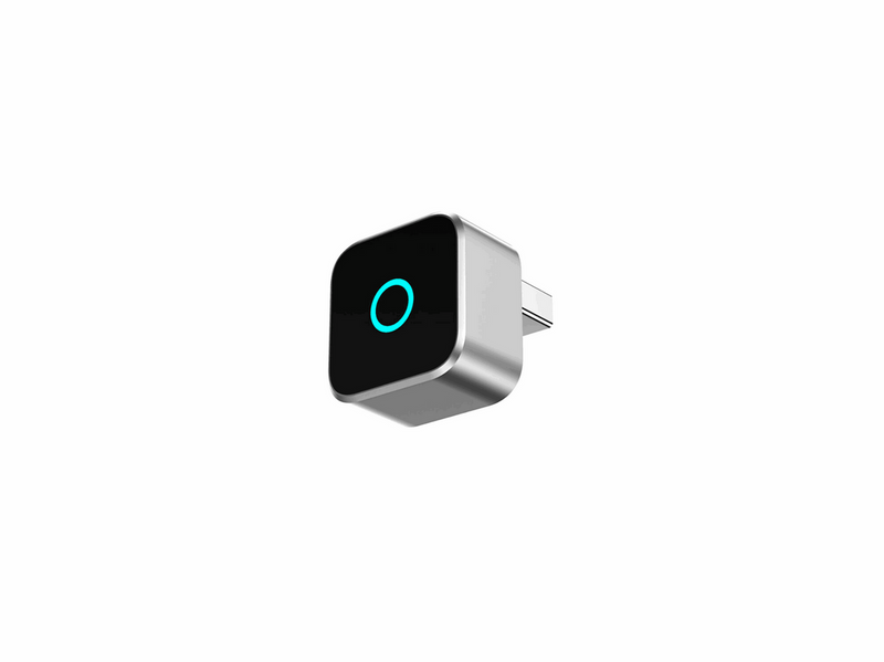 4smarts Wireless CarPlay and Android Auto USB-A and USB-C adapter - Silver