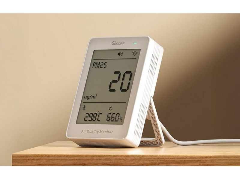 Sonoff AirGuard PM2.5 SAWF‑07P WiFi LCD Air Quality Monitor