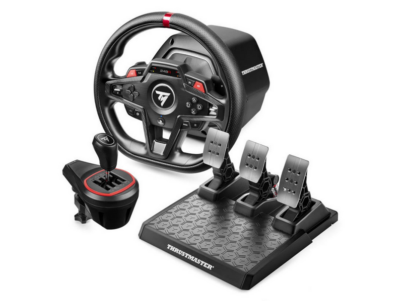 Thrustmaster T248R SHIFTER PACK - PS5 - Wired Lenkrad & Pedale Set - PC