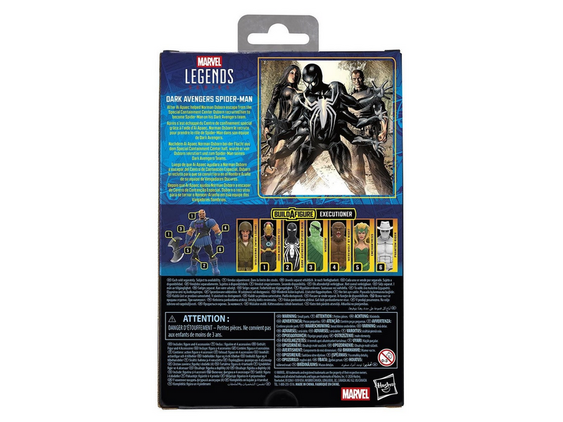 Marvel Figure Legends 6" Dark Spider-Man