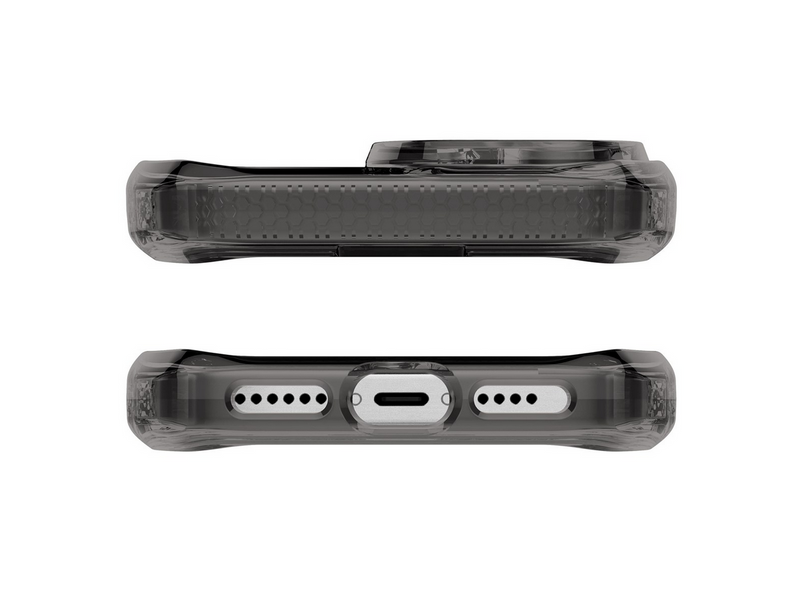 ITSKINS SPECTRUM CLEAR cover for iPhone 17®. Smoke