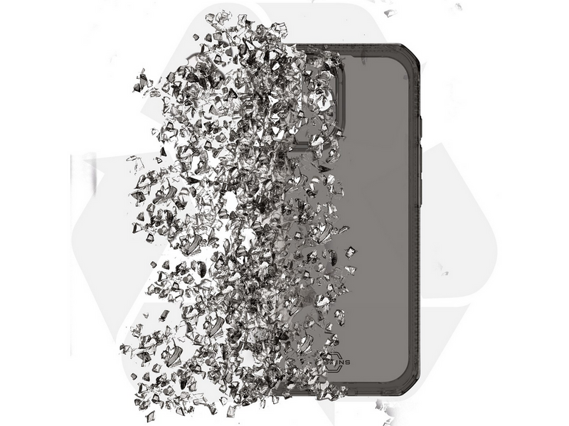 ITSKINS SPECTRUM CLEAR cover for iPhone 17®. Smoke