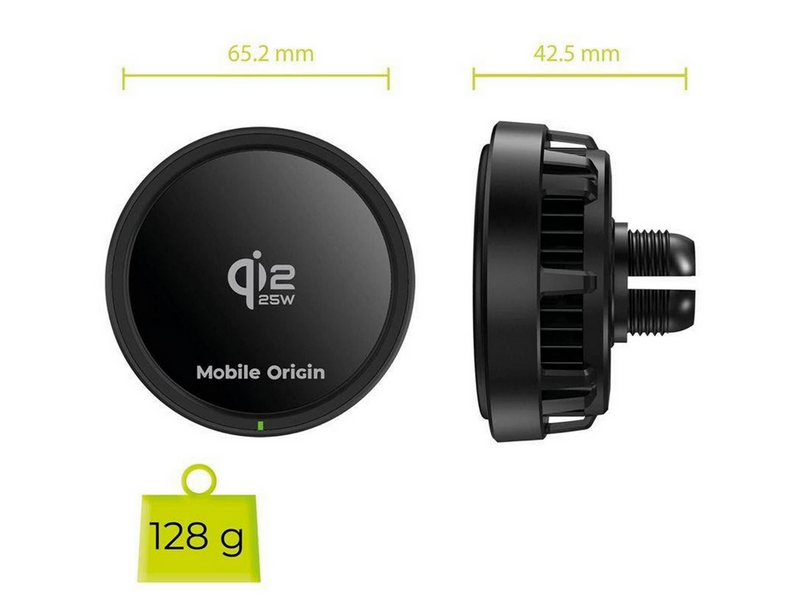 Mobile Origin Qi2 25W Wireless Car Charger CA24