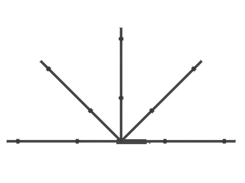 Multibrackets M Universal Swing Arm 180 Degrees Large Black 75 kg 69" 200 x 200 mm