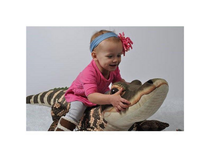 Wild Republic Plush Toy Jumbo Living Stream 175 cm Alligator