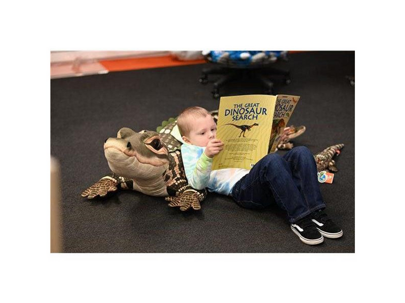 Wild Republic Plush Toy Jumbo Living Stream 175 cm Alligator