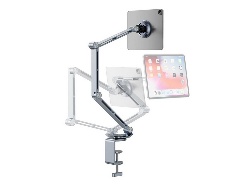 Wozinsky WTY0YS1 magnetic holder 360° rotating solid for phone and tablet - gray