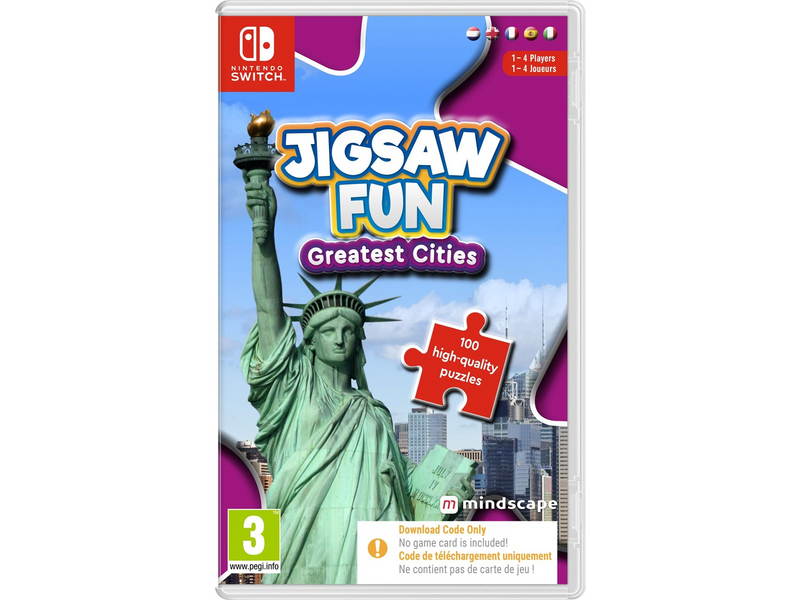Jigsaw Fun: Greatest Cities (Code in a Box) - Nintendo Switch - Puzzle - PEGI 3