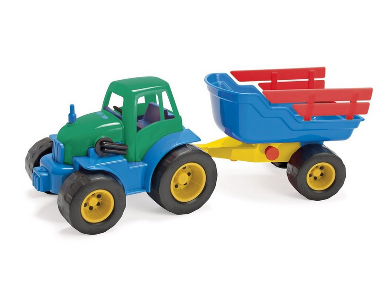 Dantoy Recycled Tractor with Trailer