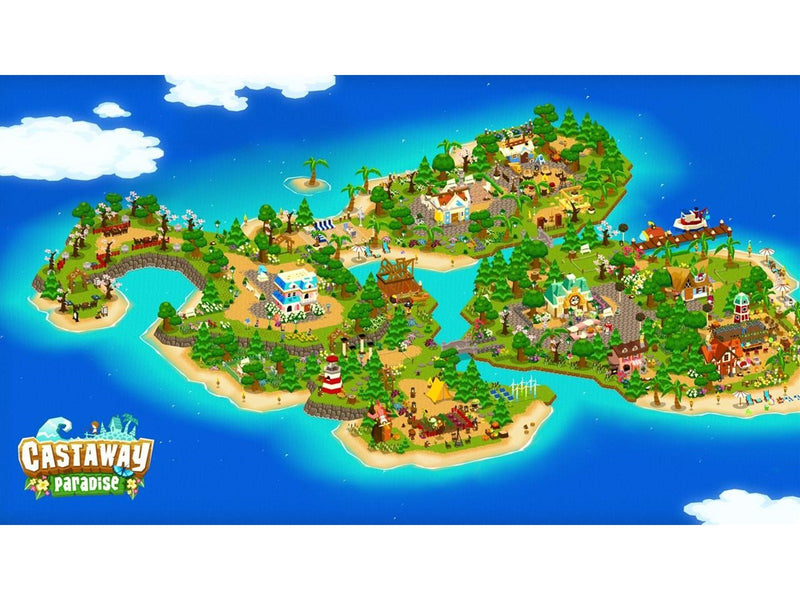 Castaway Paradise (Code in a Box) - Nintendo Switch - Virtual Life - PEGI 3