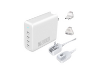 4smarts Wall charger GaN Flex Pro 200W Travel Edition 4x USB-C white Netzteile - 200 Watt - ATX - 80 Plus