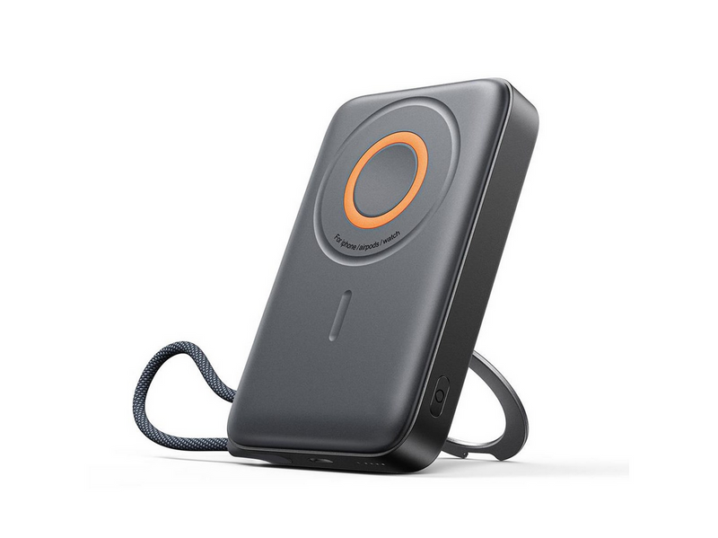 Joyroom JR-PBM02 Powerbank 22.5W 10000mAh 3in1 Magnetic Inductive Compatible with MagSafe with Built-in Cable - Black - 10000 mAh