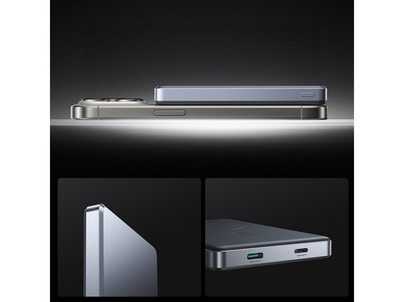 Joyroom JR-PBM08 Pro 10000mAh Ultrathin Powerbank - Gray - 10000 mAh