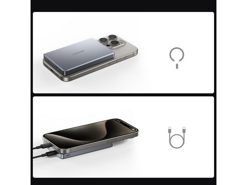 Joyroom JR-PBM08 Pro 10000mAh Ultrathin Powerbank - Gray - 10000 mAh