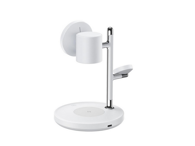 Joyroom JR-W23 Qi2 4-in-1 desktop charger with built-in inductive night light - white