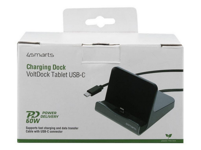 4smarts Charging Station VoltDock Tablet USB-C 60W gunmetal
