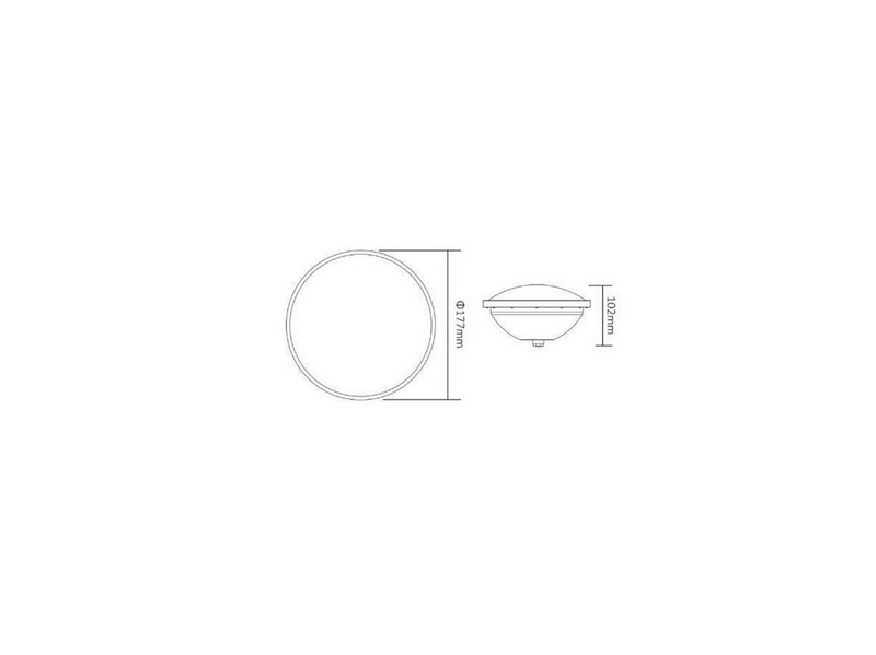 Miboxer Pool Lampe - PAR56 - 30W - RGB-CCT - PLC - IP68