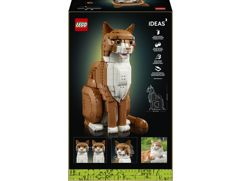 LEGO Ideas 21376 Orangefarbene Katze