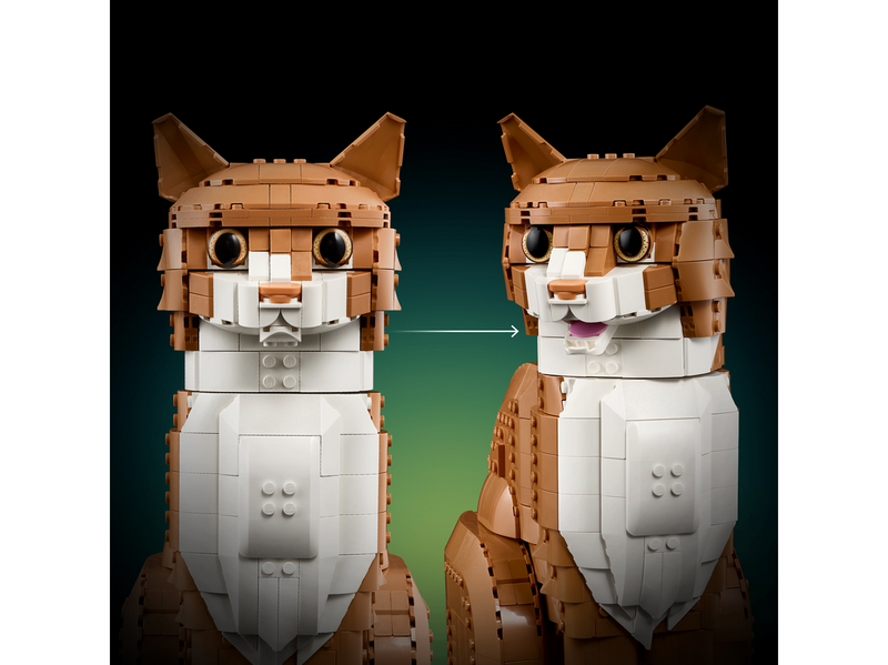 LEGO Ideas 21376 Orangefarbene Katze