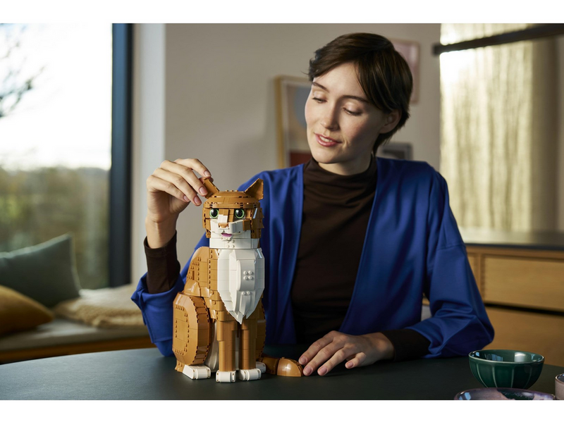 LEGO Ideas 21376 Orangefarbene Katze