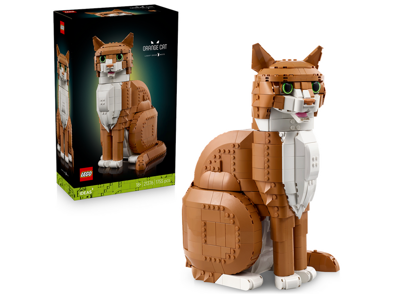 LEGO Ideas 21376 Orangefarbene Katze
