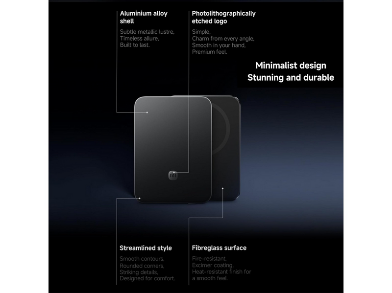 Xiaomi UltraThin Magnetic 15W - Black - 5000 mAh