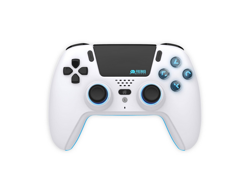 Freaks And Geeks Bluetooth Wireless Controller - LED - White - Wireless Controller - Sony PlayStation 5
