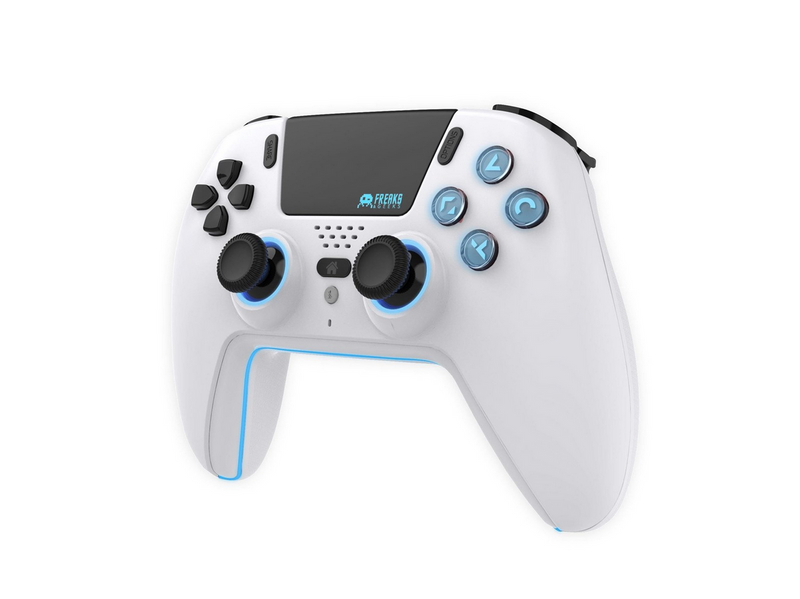 Freaks And Geeks Bluetooth Wireless Controller - LED - White - Wireless Controller - Sony PlayStation 5
