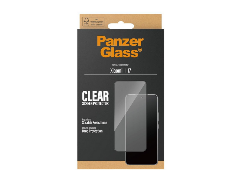 PanzerGlass Screen Protector Xiaomi 17 | Ultra-Wide Fit