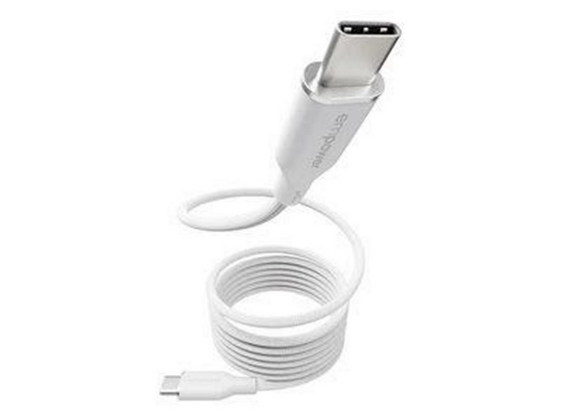 empower by PanzerGlass Magnetic 240W USB-C to USB-C Cable | USB 2.0 | 1.5M | Silver White