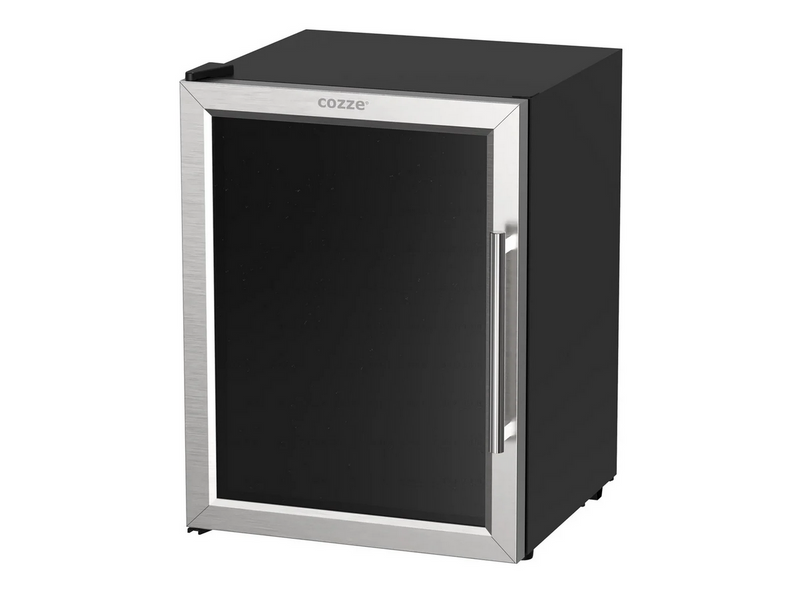 cozze Fridge with steel frame and glass front 60 litres
