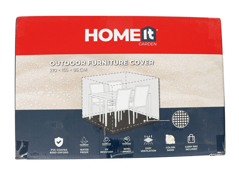 Home>it Garden Überzug für Gartenmöbel,L210×B155×H95 cm, sand