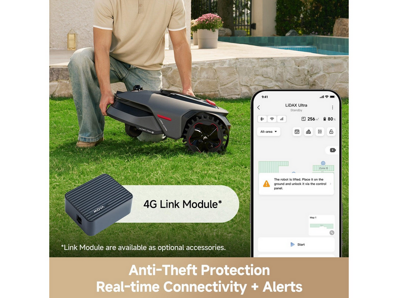 MOVA LiDAX Ultra 1000 robotic lawnmower 1000 m²