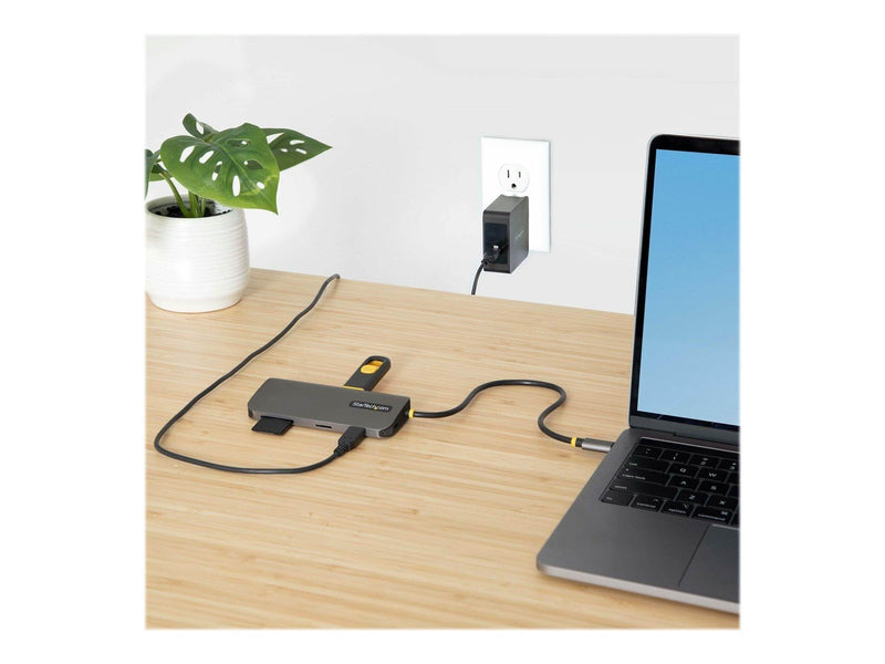 StarTech.com USB C Multiport Adapter 4K 60Hz HDMI Video 3-Port 5Gbps USB-A 3.2 Hub 100W