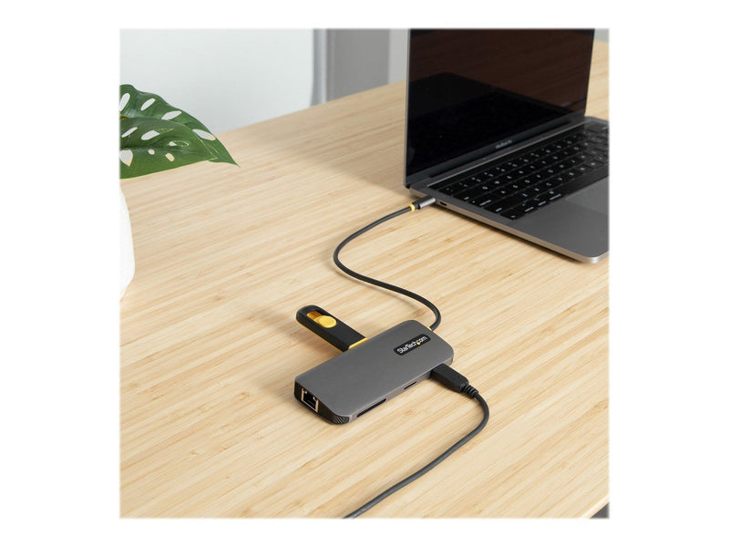 StarTech.com USB C Multiport Adapter 4K 60Hz HDMI Video 3-Port 5Gbps USB-A 3.2 Hub 100W