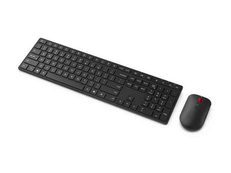 Lenovo Multi-Mode Pro Combo 6000 - keyboard and mouse set - QWERTY - Danish - eclipse black Input Device - Tastatur & Maus Set - Dänisch - Schwarz