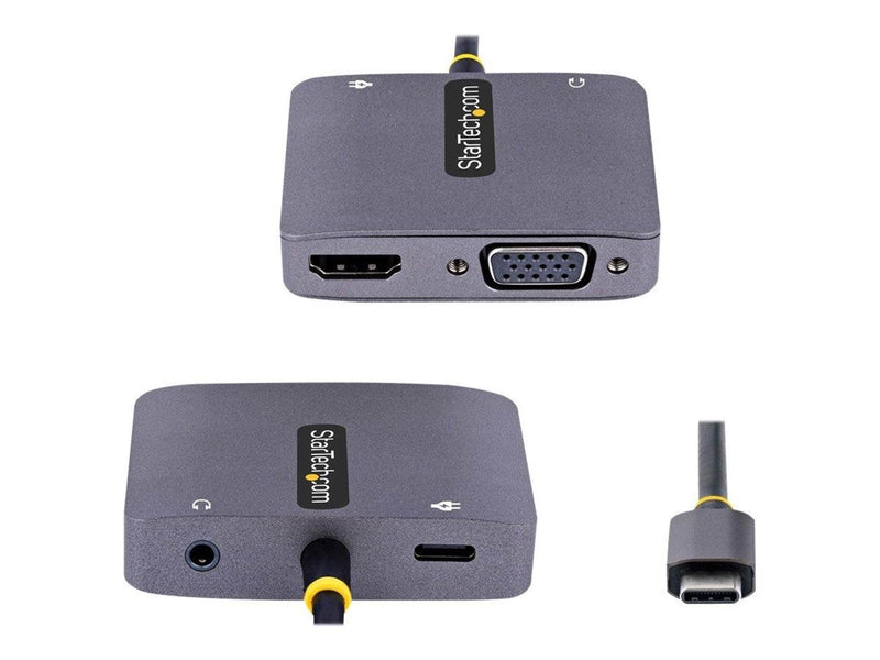 StarTech.com Video Adapter USB C to HDMI VGA Multiport Adapter