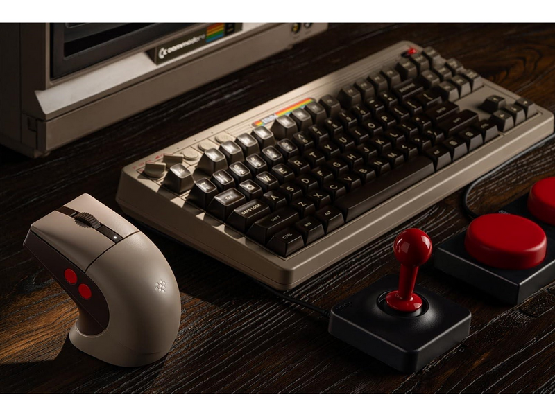 8BitDo Retro R8 Mouse - C64 Edition - Gaming Maus ()