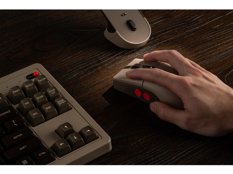 8BitDo Retro R8 Mouse - C64 Edition - Gaming Maus ()