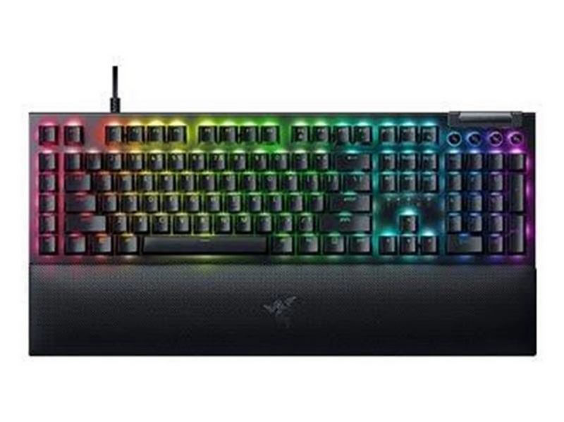Razer BlackWidow V4 - Yellow Mechanical (Linear) - Gaming Tastatur - Full-Size - Englisch (US) - Schwarz