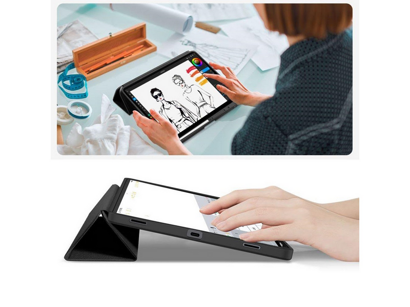 Tech-Protect SC Pen Case for Samsung Galaxy Tab S8 Ultra / S9 Ultra / S10 Ultra / S11 Ultra 14.6 - Black