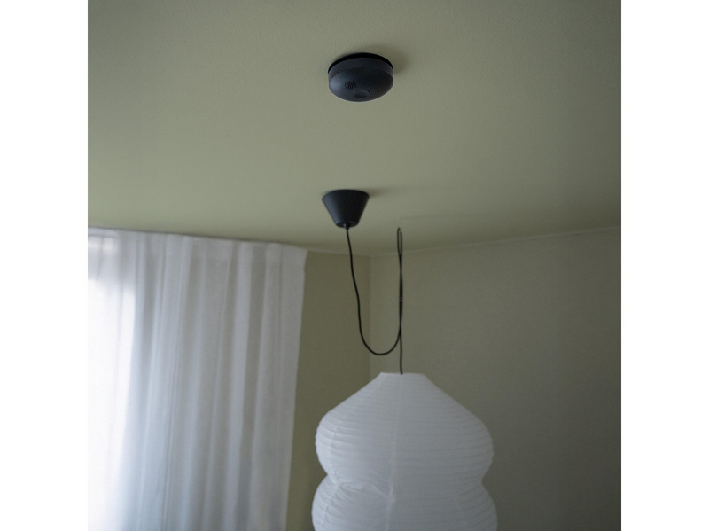 Housegard Luma Smart wireless series-connected smoke alarm incl. 10-year battery 2-pack, black