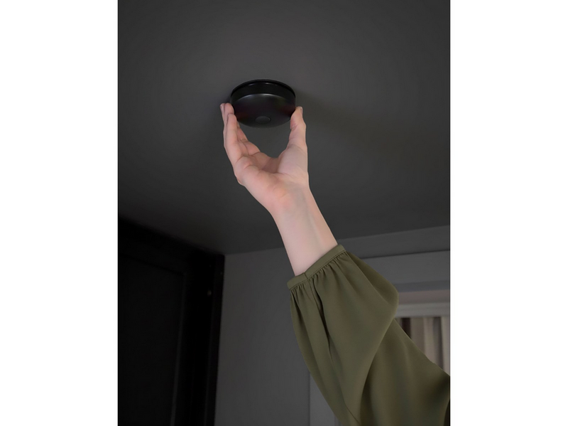 Housegard Luma Smart wireless series-connected smoke alarm incl. 10-year battery 2-pack, black