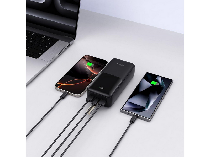 Tech-Protect Powerbank PB03 30000mAh 22.5W - black - 30000 mAh
