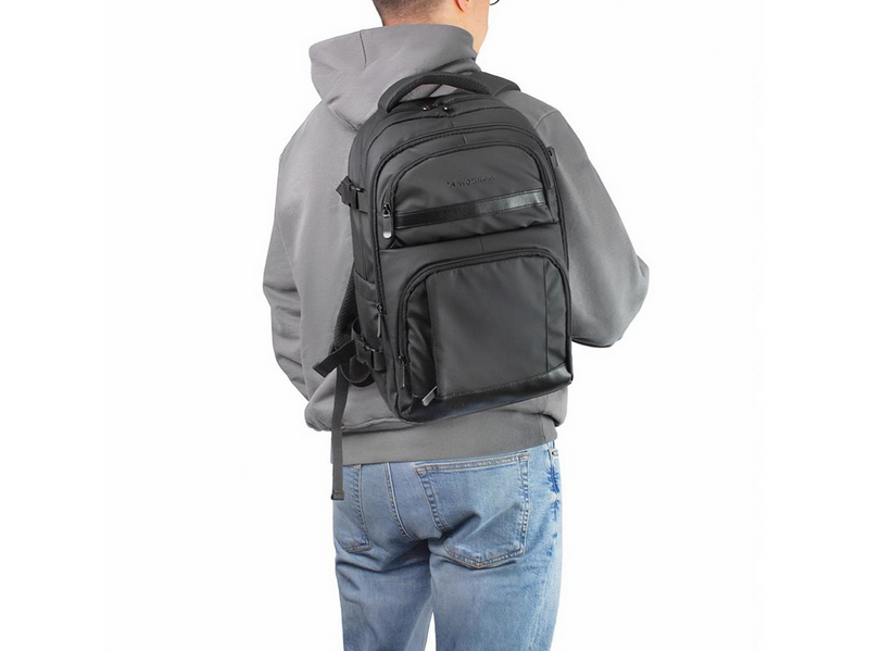 Wozinsky WPW-20L Travel Backpack with Laptop Pocket 40x20x25 cm for the Luggage Hold - Black