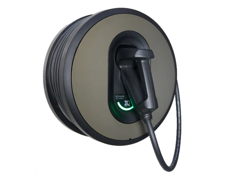 IQ-Plug IQ-home EV Charger 11kW – Type 2 Wallbox mit 5,5m integriertem Kabel – WiFi – Hergestellt in Dänemark
