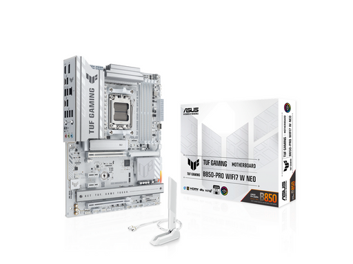 ASUS TUF GAMING B850-PRO WIFI7 W NEO Mainboard - AMD B850 - AMD AM5 - DDR5 RAM - ATX