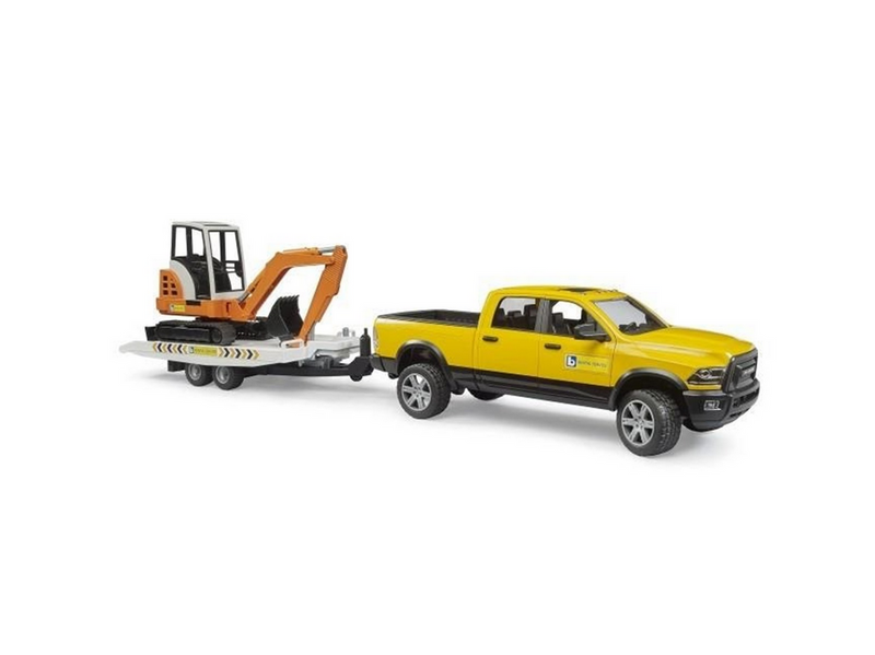 Bruder RAM Rental Service with Mini excavator