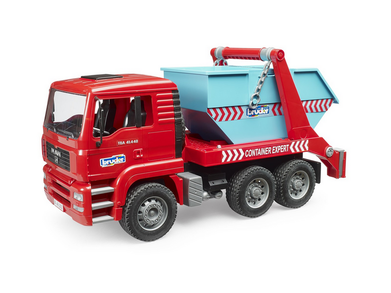 Bruder MAN TGA Skip container truck